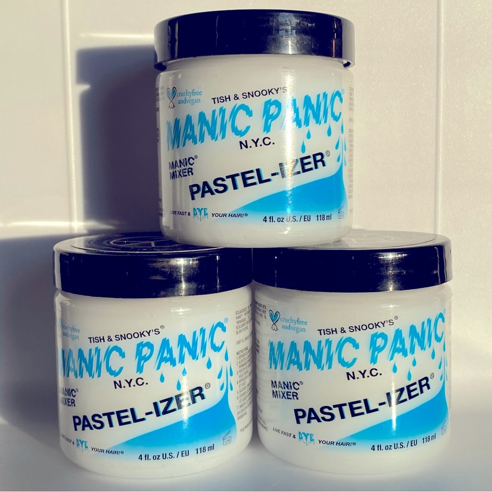 NEW LOT OF 3! Manic Panic Pastel-izer Manic Mixer